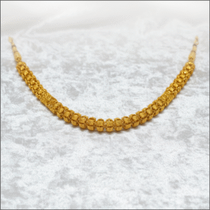 Ornate Filigree Beaded Gold Mangalsutra – Suhagan Abhushan
