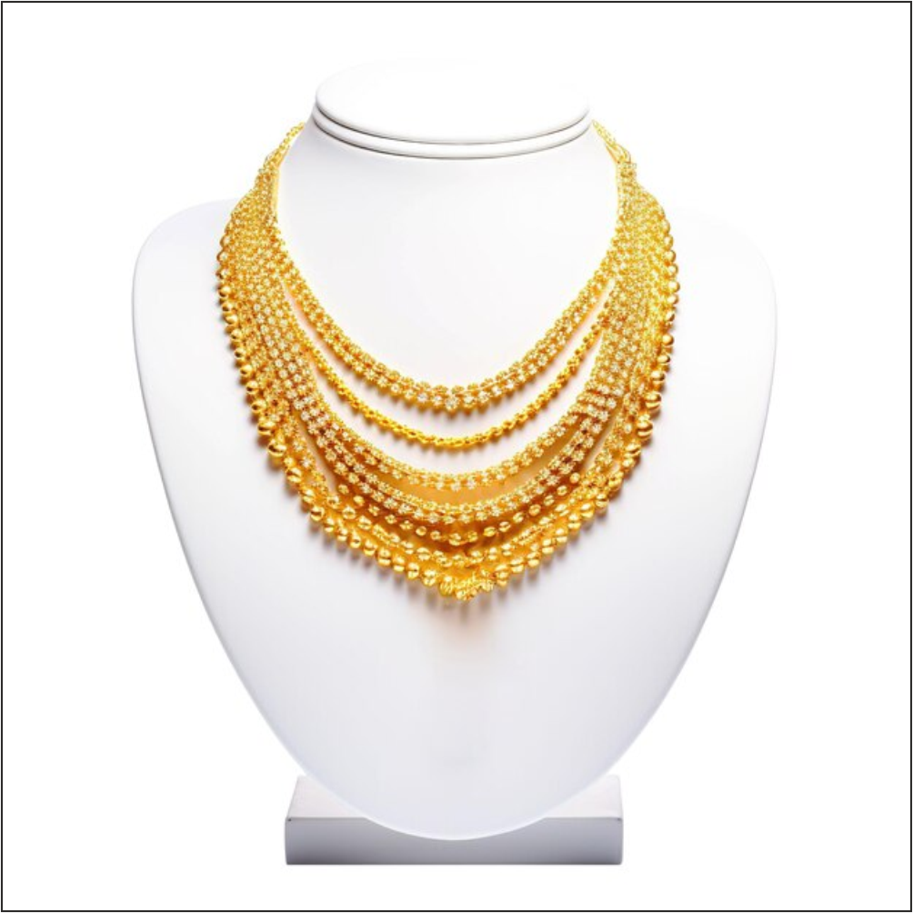 Multi-Strand Diamond-Accented Gold Mangalsutra – Suhagan Abhushan