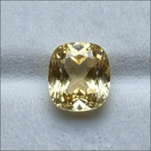 Cushion Cut Yellow Sapphire (Pukhraj) Loose Gemstone – Suhagan Abhushan