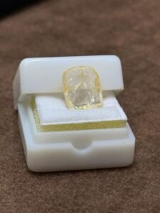 Yellow Sapphire Pukhraj Cushion Cut Loose Gemstone – Suhagan Abhushan