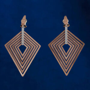 Statement Geometric Drop Earrings